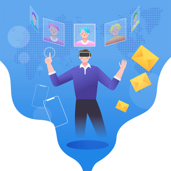 "메타버스는 이미 존재하기 때문에 개소리야, 인터넷이라고!! (the metaverse is bullshit because it already exists, and it's called the Internet!)" 일부 영미매체들은 메타버스와 기존 인터넷과의 차별성을 지적하며 메타버스산업에 대한 회의론을 제기하기도 했다. (사진출처: 이미지투데이)