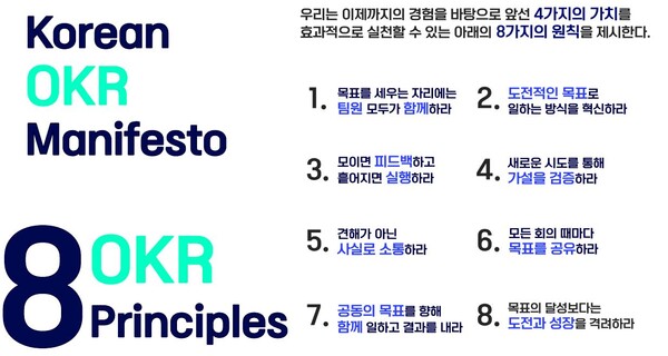 OKR을 효과적으로 실천할 수 있는 8가지 원칙