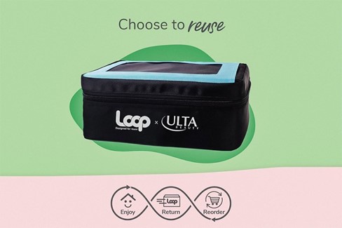  컨테이너(Loop tote)를 활용해 배달을 하는 Loop by Ulta (사진출처: loopbyulta 홈페이지)