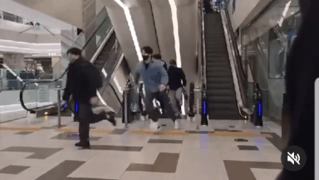 얼마 전 부산의 한 백화점에서 한정판 조던 운동화의 발매 당시 모습이다. 놀랍기도 하고, 열정에 경탄스럽기도 하고, 엽기적이기도 하다. 출처: busan.now 인스타그램.