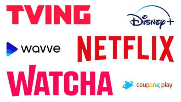 산업 내부를 탐구할 필요도 없다. 당장 본인도 구독 중인 OTT 플랫폼이 한 손을 거의 다 채운다.