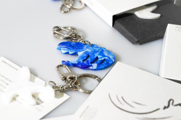 티끌 플라스틱으로 만든 로우리트 콜렉티브 제품 (사진 출처: 프레셔스 플라스틱 홈페이지)