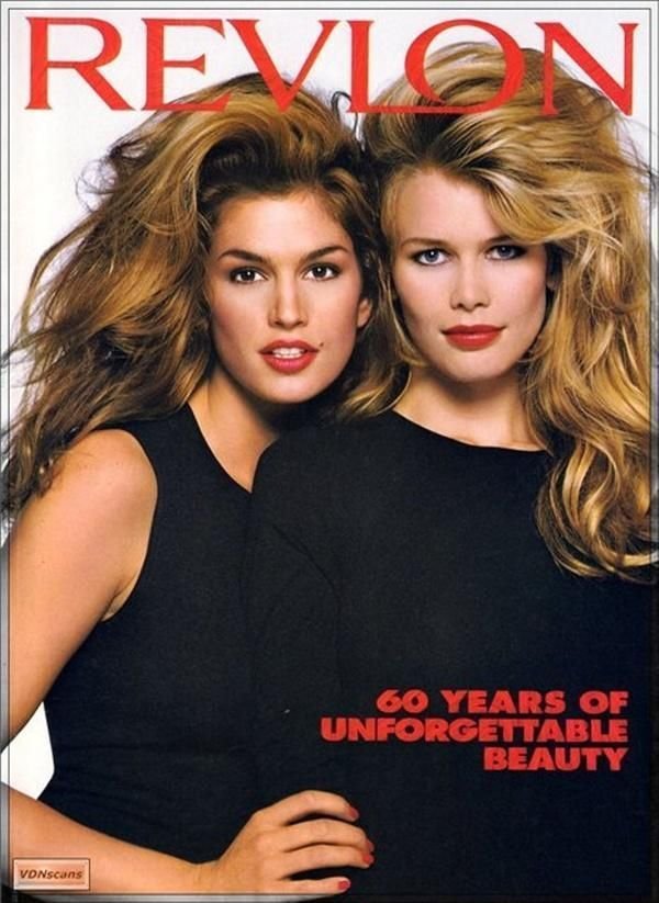 1990년대 레브론 광고 캠페인 (출처: VOGUE)