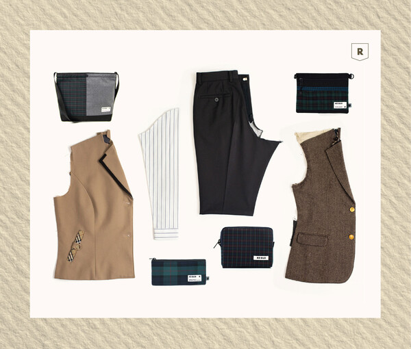 폐교복을 재활용해 제품을 만드는 리버드(사진출처: 리버드)