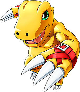 아구몬 ( 출처 : 디지몬 마스터즈 홈페이지)