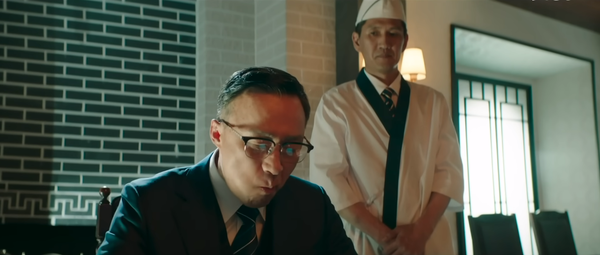 드라마 '재벌집 막내아들' 속 진양철(이성민) 회장의 일식 식사