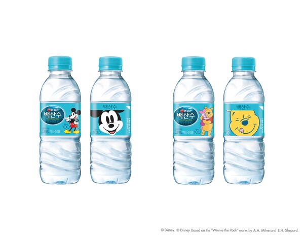 농심 백산수와 디즈니 컬래버 제품 [출처:농심]
