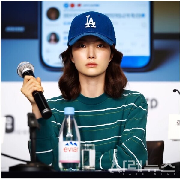 챗 GPT로 그린 기자회견 이미지