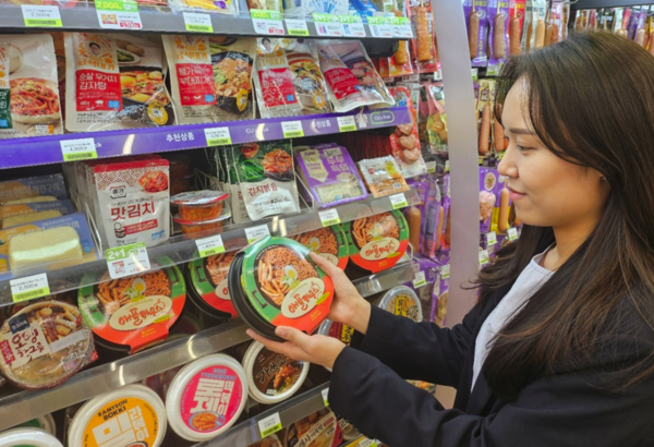 애플하우스와 콜라보 진행한 CU[출처:BGF리테일]