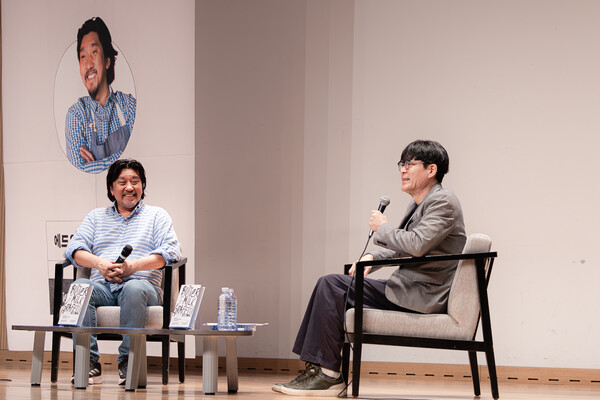 에드워드 리 셰프와 박찬일 셰프 [사진= 위즈덤하우드]