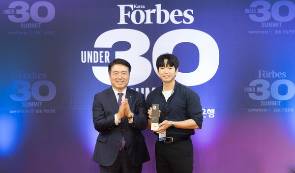포브스코리아 선정 '30세 이하 아시아 영향력 있는 인물 30인'으로 선정된 동주 윤광식 대표[동주 제공]